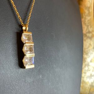 Gold Tone Necklace and earrings